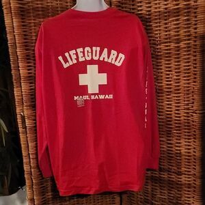 Lifeguard Maui Hawaii L/S T-shirt XL NWOT